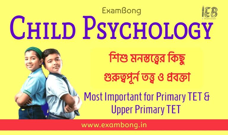 child psychology for tet 1